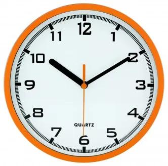 Nástenné hodiny MPM, 2477.60 - oranžová, 20cm