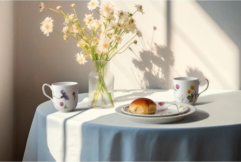 Biely dezertný porcelánový tanier ø 22 cm Hammershøi Summer – Kähler Design