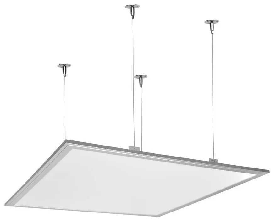 LED Solution Strieborný závesný LED panel 600 x 1200mm 75W Premium