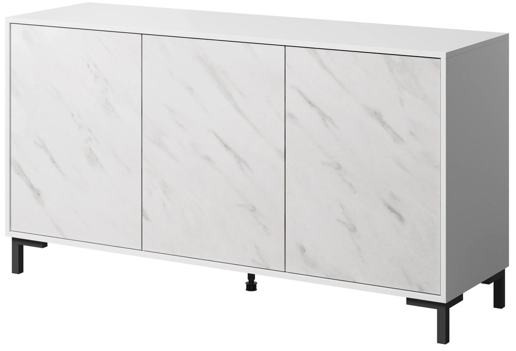 Cama Biela Komoda Marmo 150
