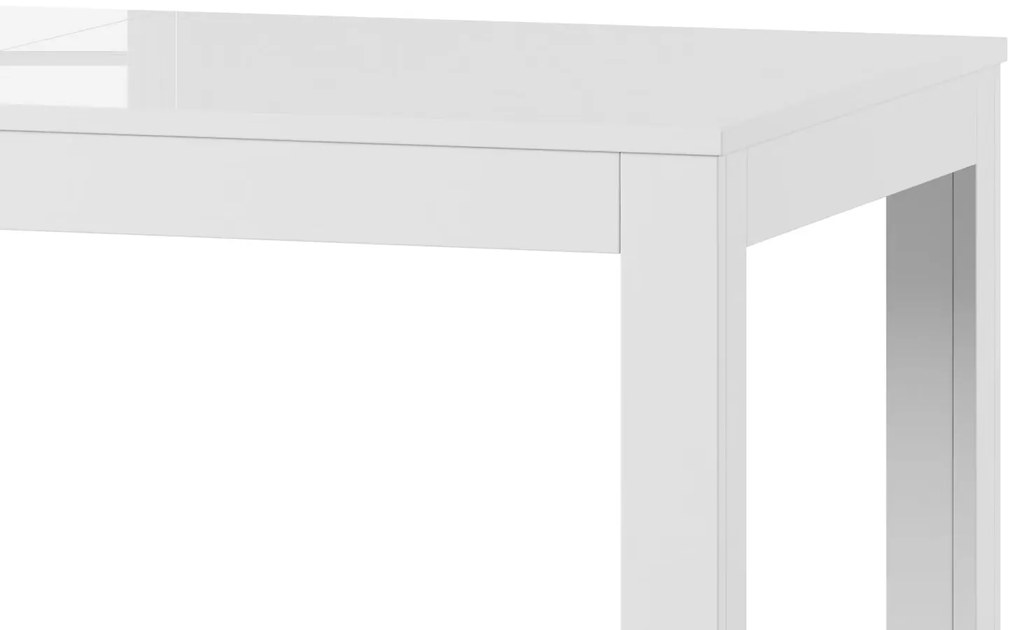 Jídelní rozkládací stůl Wenus 160/300 cm bílý lesk