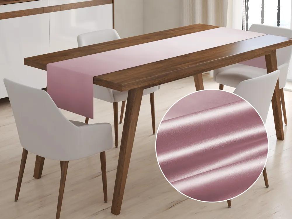 Biante Saténový behúň na stôl polyesterový Satén LUX-008 Staroružový 35x180 cm