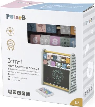 Drevené počítadlo s tabuľou Viga 44086 PolarB