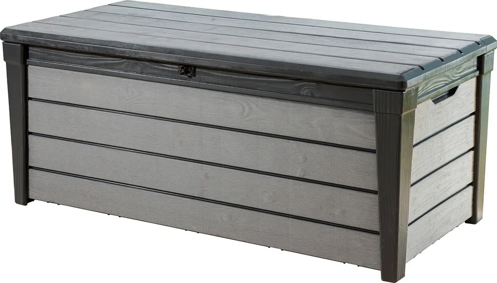 Plastový box - Brushwood box - 455L - antracit + sivý