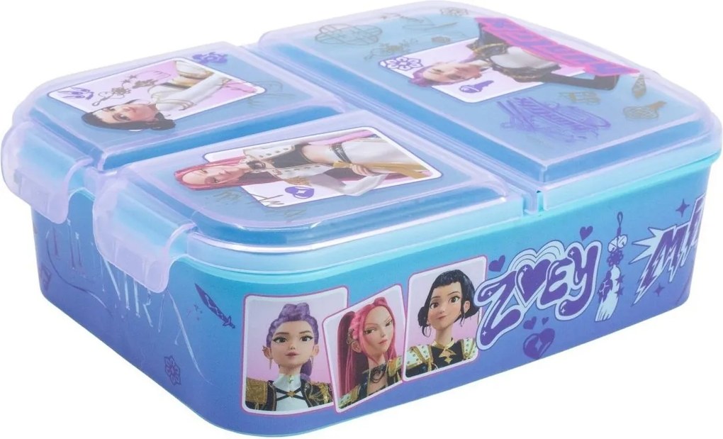 Desiatový multibox KPop Demon Hunters – HUNTR/X s 3 priehradkami