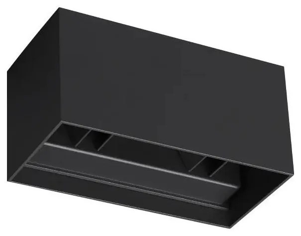 Ideal Lux - LED Vonkajšie nástenné svietidlo ATOM LED/25W/230V IP54 čierna