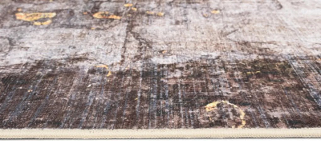TA Koberec Y-272A FLANNEL PRINTED Sivý (flanelový) Obdĺžnikový Rozmer: 140x200 cm