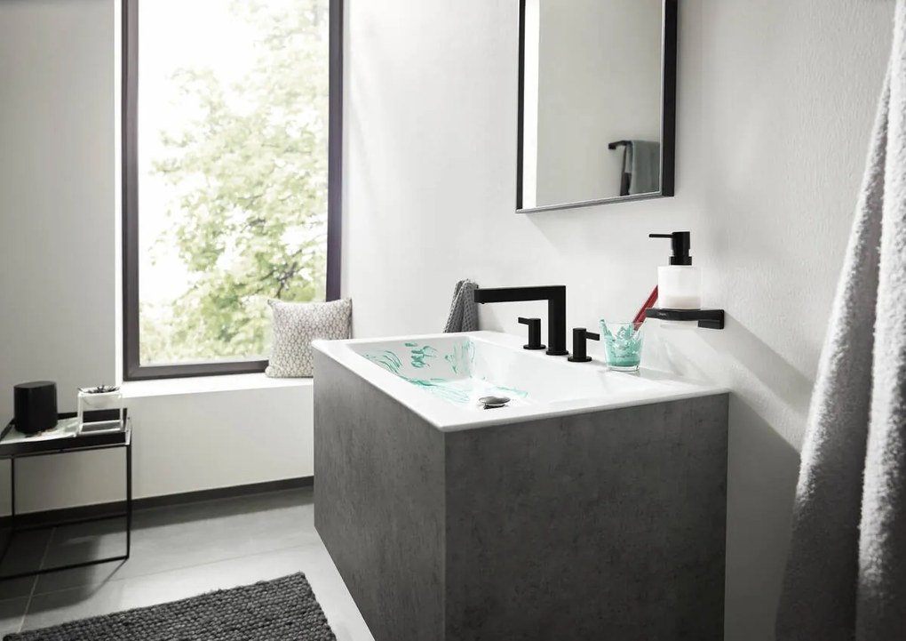 Hansgrohe AddStoris, dávkovač tekutého mydla, matná čierna, HAN-41745670