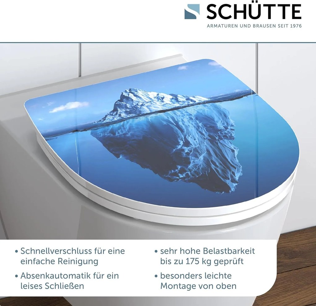 Eisl Sanitär WC sedadlo Duroplast Soft Close Iceberg High Gloss 82579