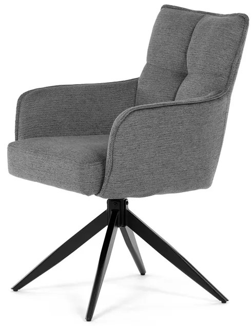 Autronic BONTEC Jedálenská stolička, sivá, látka, DCH-P3170 GREY2 Farba: Šedá