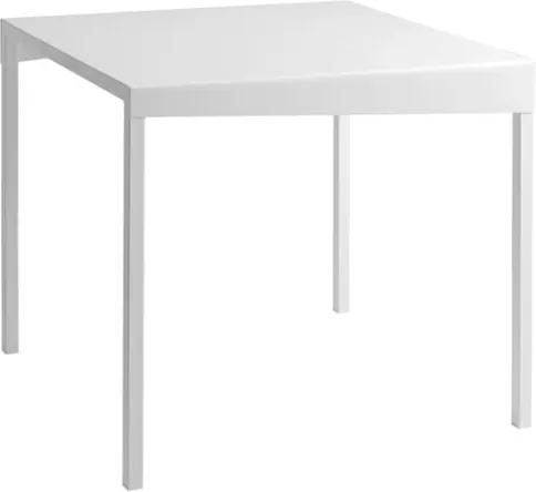 Biely kovový jedálenský stôl Custom Form Obroos, 80 x 80 cm
