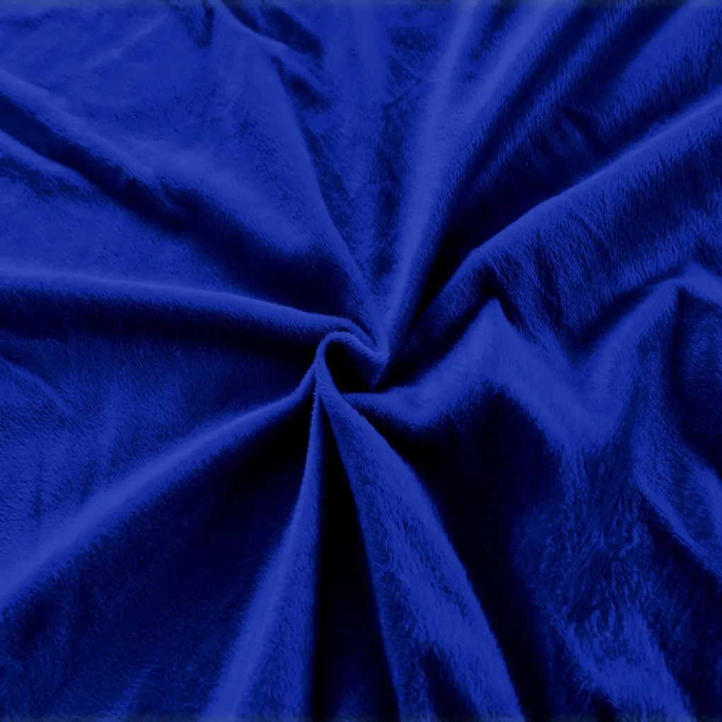 Dekorstudio Prestieradlo s gumičkou - mikroplyš - modré PRZG09 Rozmer plachty: 220x200cm