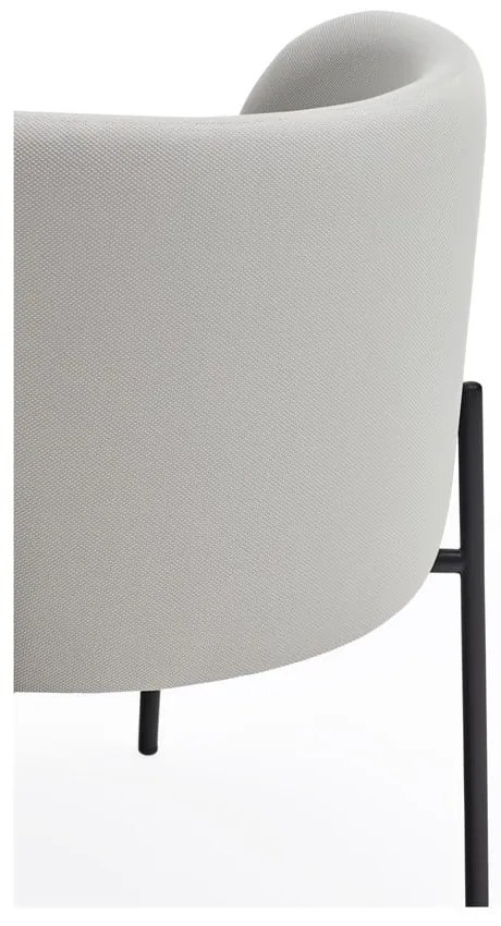 Svetlosivé kreslo Teulat Mogi