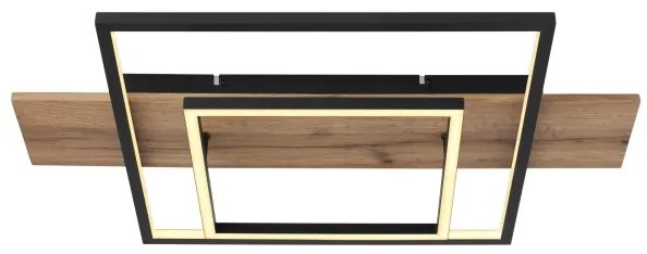 Globo 67289D - stmievateľné LED stropné svietidlo VANNI LED/24W/230V hnedá/čierna