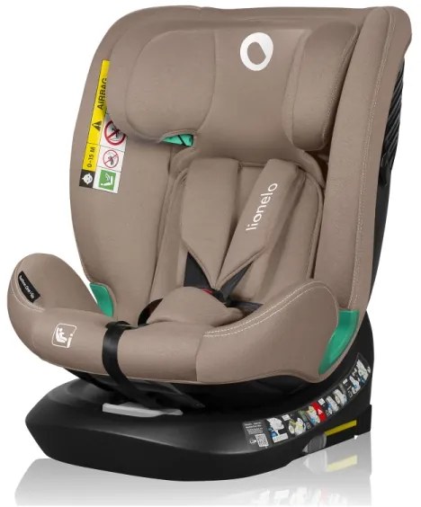 Lionelo - Autosedačka s otočnou základňou BASTIAAN ONE i-Size 40-150 cm Beige Sand