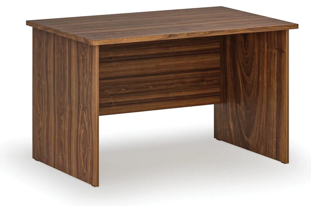 Kancelársky písací stôl PRIMO WOOD, 120x80 cm, orech