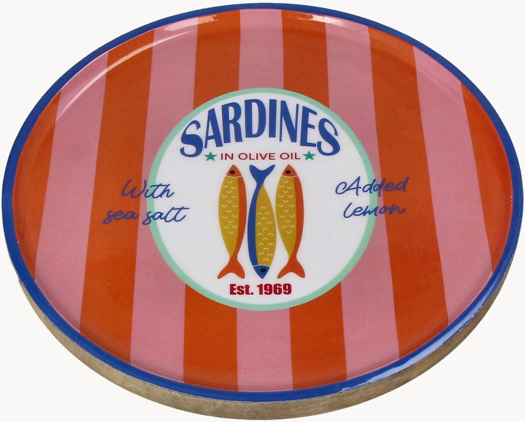 Tanier z mangového dreva Sardines