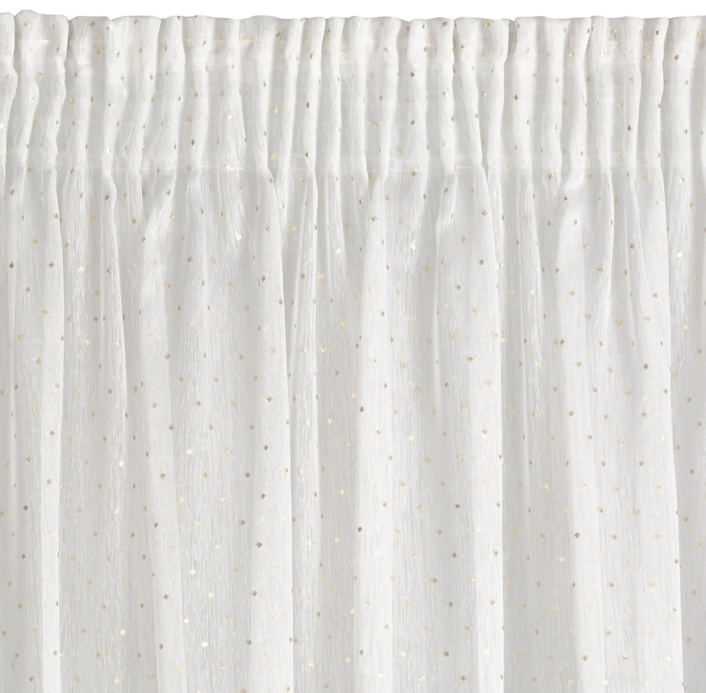 ZÁCLONA NA PÁSKE SIBEL 300X250 CM BIELA