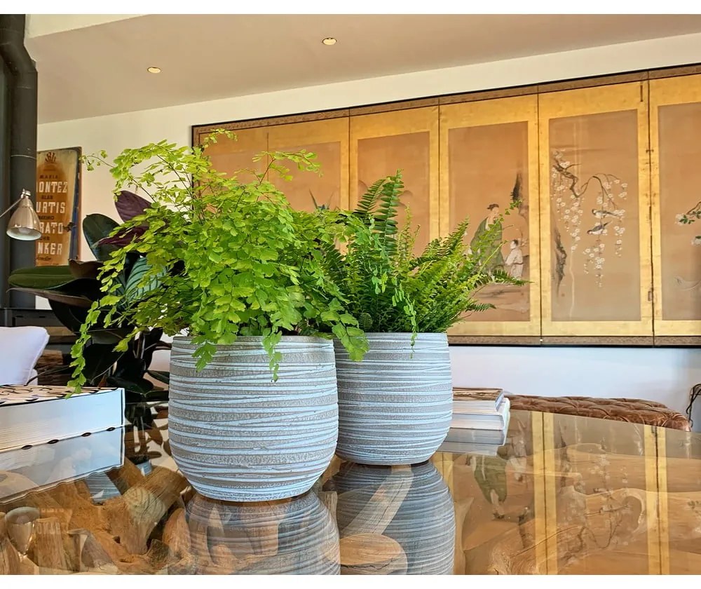 Keramický ručne vyrobený kvetináč ø 20 cm Dóris – Artevasi