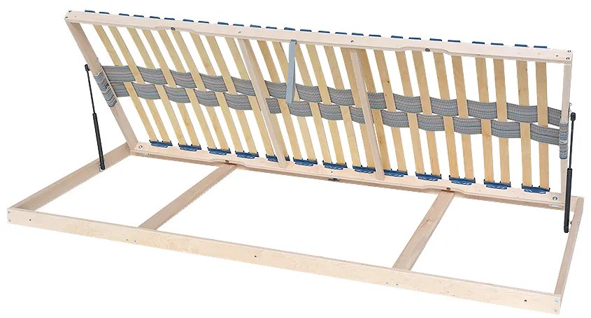 FINES Lamelový rošt Double klasik s pneumatickým bočným výklopom 90x200 cm