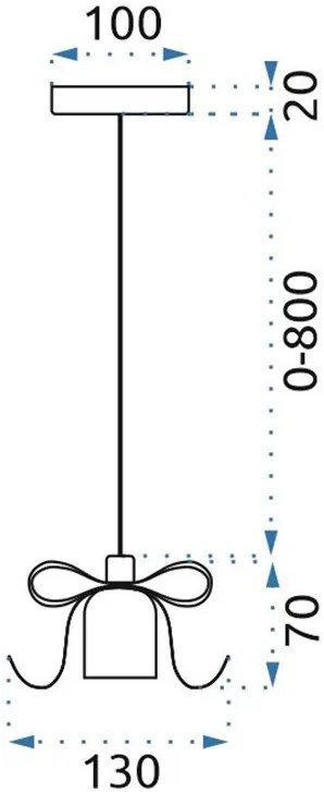 Toolight NARNI, závesné stropné svietidlo, biela, OSW-00264