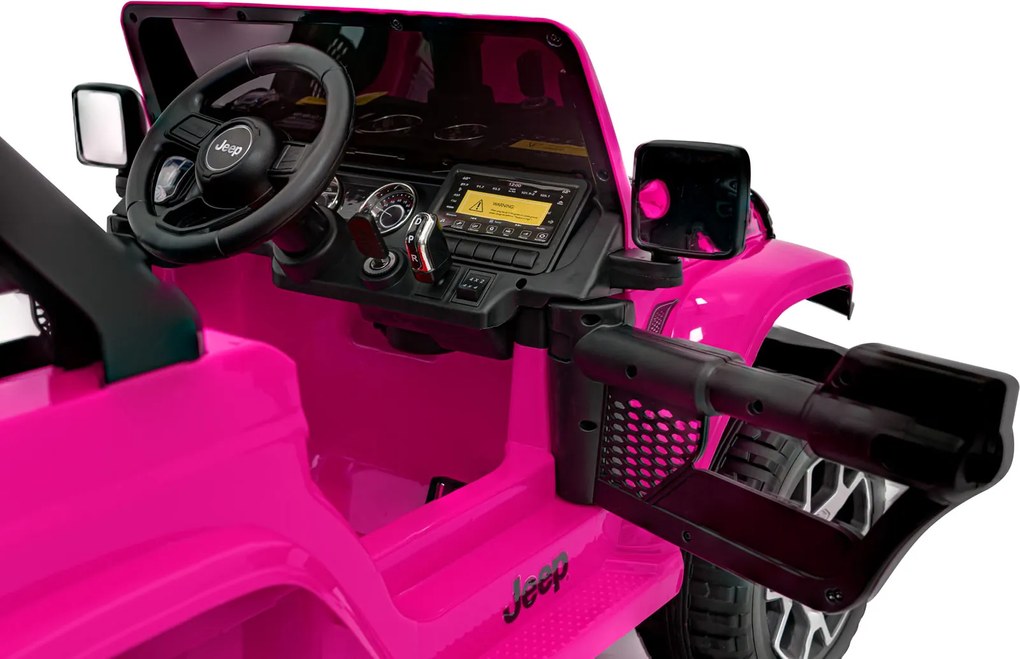 Ramiz Auto Jeep Wrangler Rubicon ružové