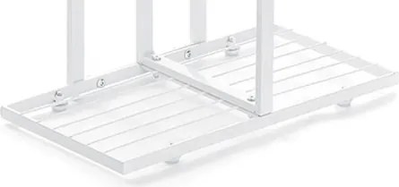 Stojan na kvety biely