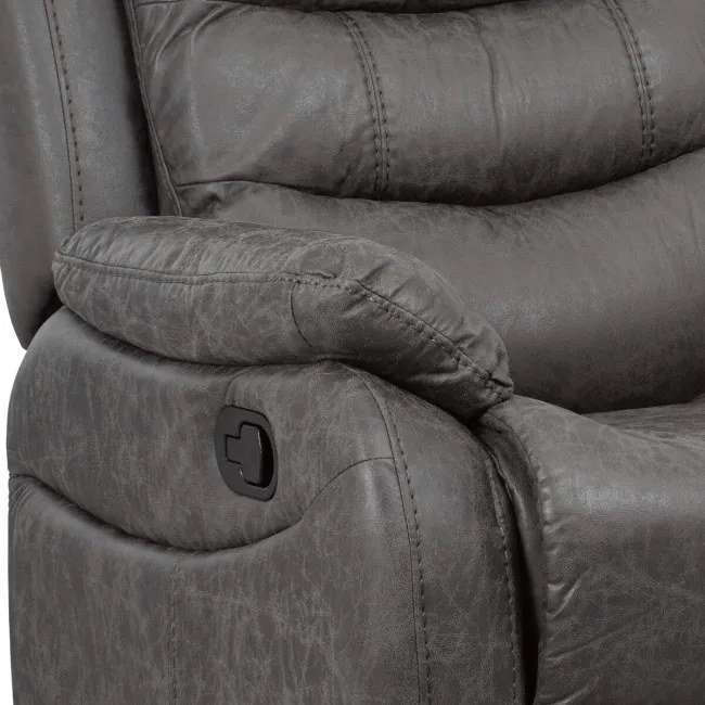 Polohovacie kreslo sivé TV-4086 GREY