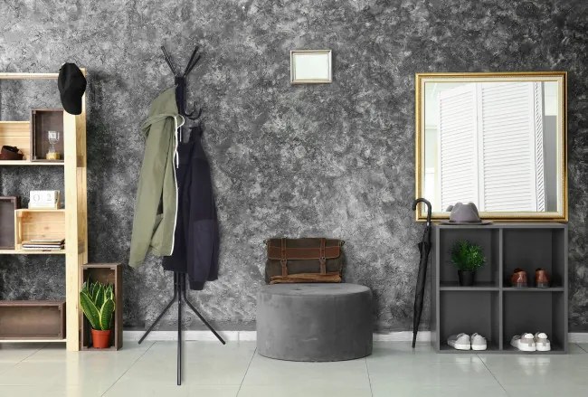 Stojanový vešiak PABLO čierny