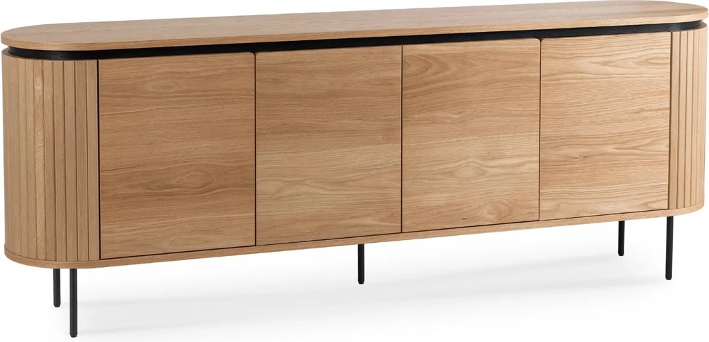 Komoda Beck 200 cm dub přírodní