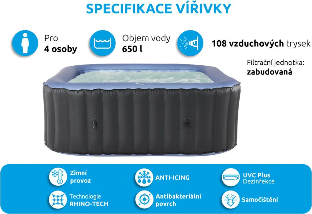 Mspa | Bazén vírivý MSPA Tekapo C-TE042 | 11400266