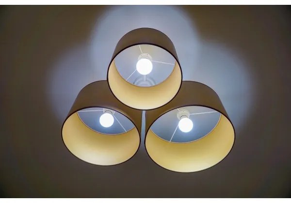 Duolla - Stropné svietidlo ROLLER TRIO 3xE27/60W/230V hnedá