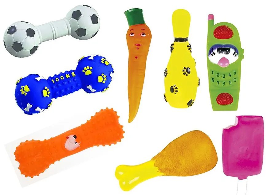 Hračky veľké rôzne vinyl 13-16 cm