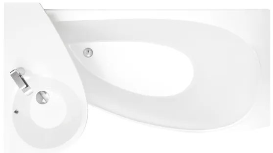 Ravak XJ1P1100000 - Závesné umývadlo AVOCADO 85x45 cm liaty mramor/biela