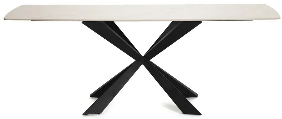 Jedálenský stôl TERRON 200 biely