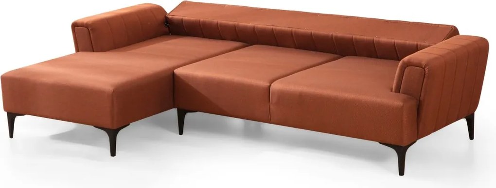 Rohová sedací souprava Hamlet 270 cm cihlová levá