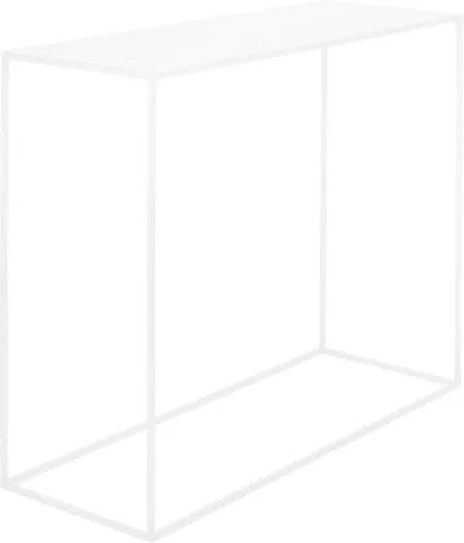 Biely konzolový kovový stôl Custom Form Tensio, 100 x 35 cm