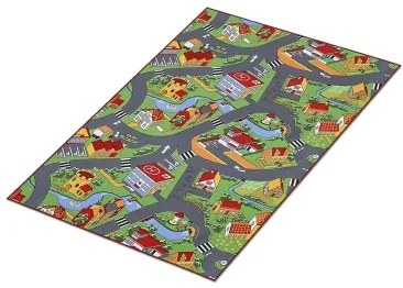 Koberce Breno Kusový koberec LITTLE VILLAGE 90, viacfarebná,140 x 200 cm