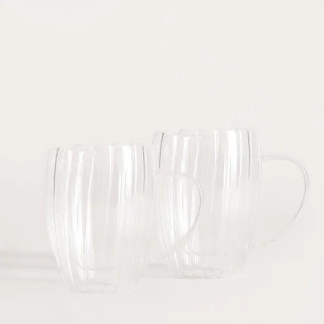 Sada dvoch hrnčekov CEMBRA s dvojitým dnom 760426 300 ml