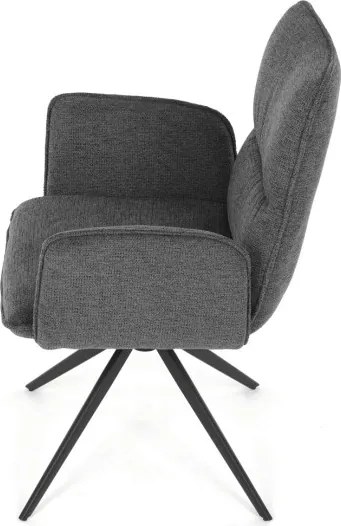 Jedálenská stolička sivá DCH-D1328 GREY2