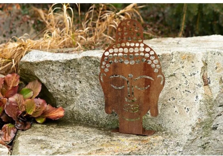 Záhradná dekorácia Budha 70 x 42 cm, corten CORGARDEN 1062