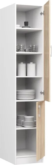 Kuchynská skrinka LIMA S40/205/55 biela / dub sonoma