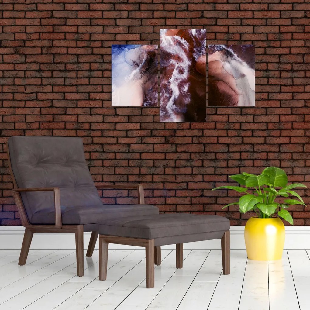 Obraz - Fialový mramor N⁰3 (90x60 cm)