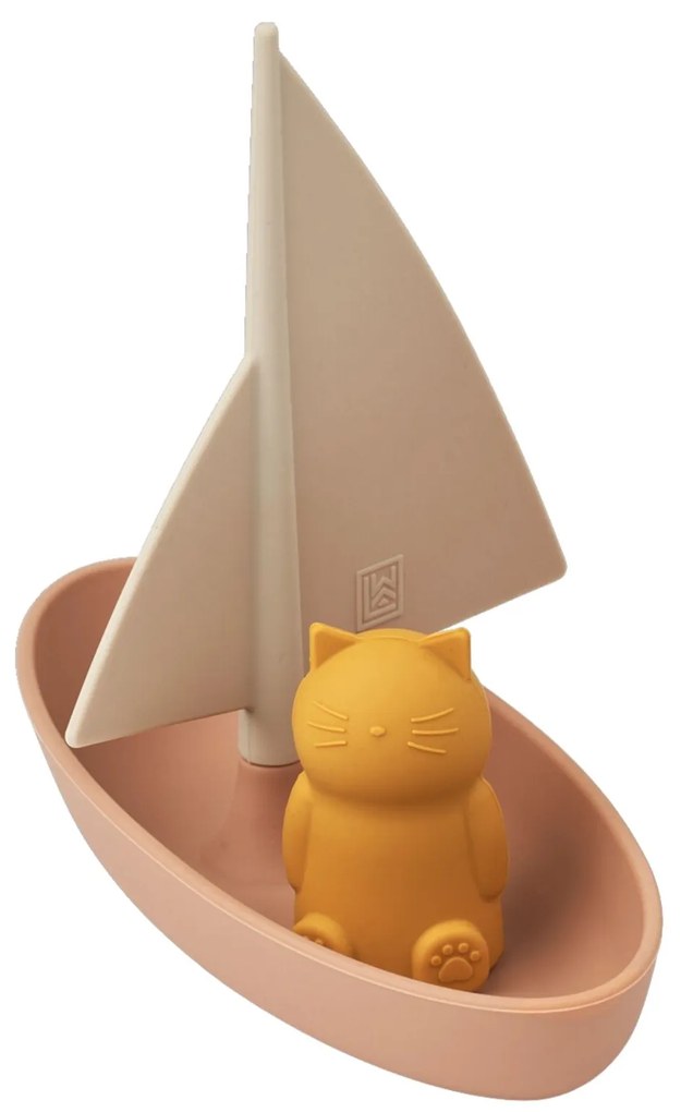 LIEWOOD Hračka do vane Ensley Boat Pale Tuscany – set 2 ks