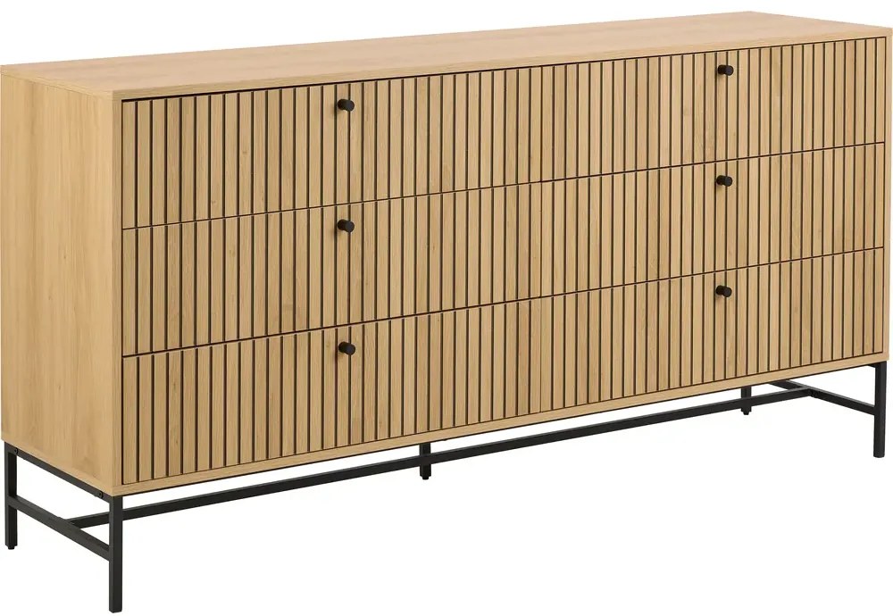 Komoda Albany 157 cm dub přírodní