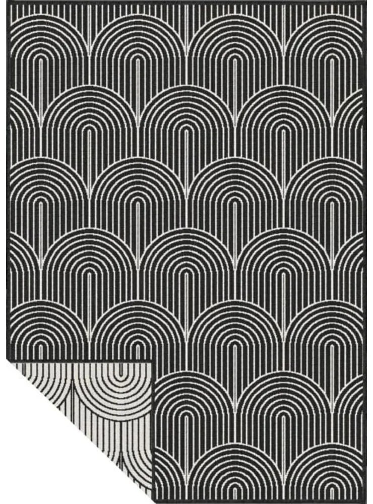 Čierno-biely vonkajší koberec 160x230 cm Pangli Black – Hanse Home