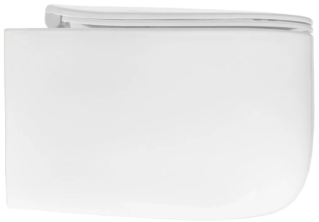 Kerasan Kerasan, NOLITA WC sedátko, SLIM, Soft Close, biela, 539101
