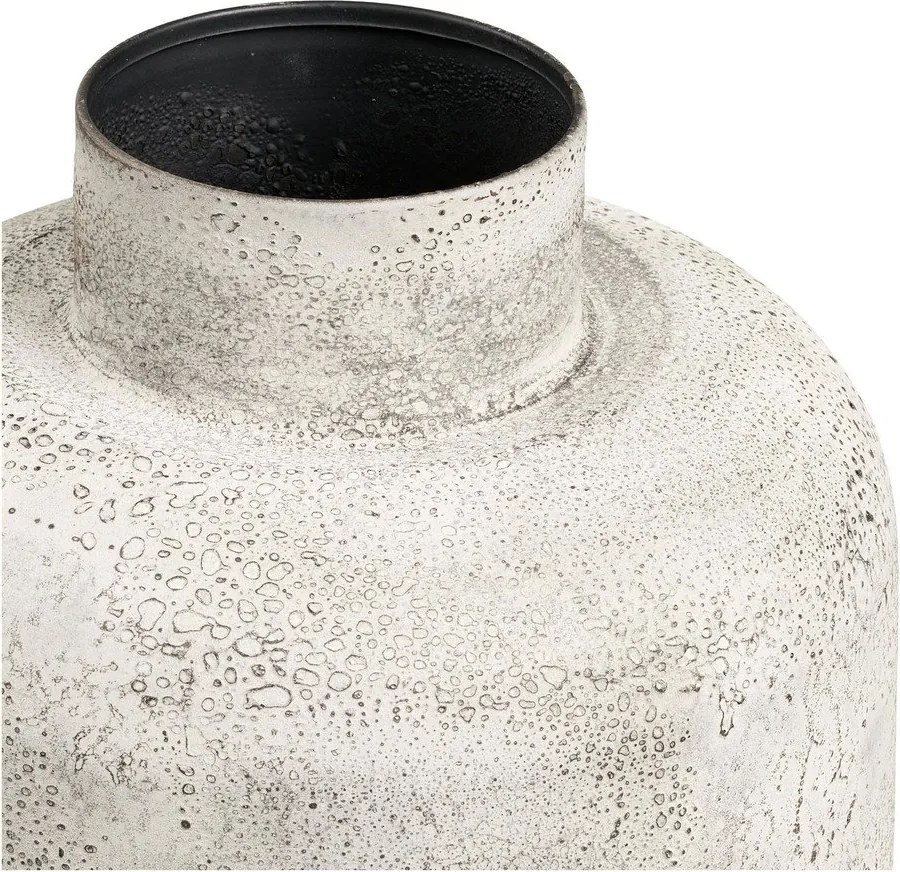 Krémovobiela kovová vysoká váza (výška 60,5 cm) Hou – House Nordic