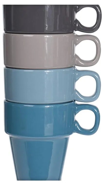 Keramický hrnček Easy 180 ml sada 4ks