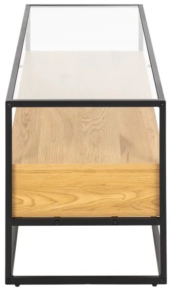 Televízny stolík ZEIN dub/čierna